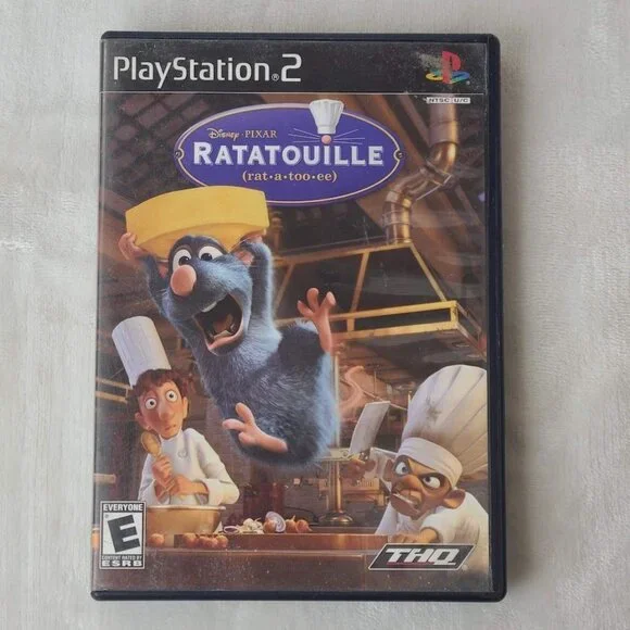 Ratatouille Sony PS2 Playstation 2 Video Game 2007 Black Label w/ Manual - Picture 3 of 7